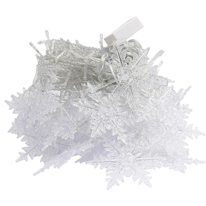 Christmas Decor Snowflake Window Curtain Garlands Led Icicle Fairy Lights  Outdoor Garland for Home Party Garden New Year Decor