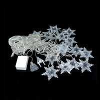 Christmas Decor Snowflake Window Curtain Garlands Led Icicle Fairy Lights  Outdoor Garland for Home Party Garden New Year Decor