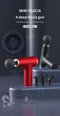 Massage Gun Portable Percussion Pistol Massager For Body Neck Deep Tissue Muscle Relaxation Gout Pain Relief Fitness