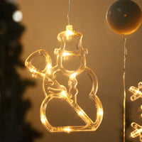 Christmas decoration lamps, hanging lights, suction cup lights, window decoration, interior decoration, New Year decoration