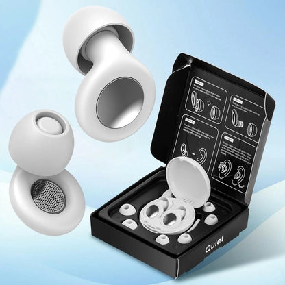 Silicone Ear Plugs for Sleeping Noise Cancelling Hearing Protection Reusable Earplugs for Sleep Focus Concerts Work Study