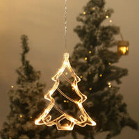 Christmas decoration lamps, hanging lights, suction cup lights, window decoration, interior decoration, New Year decoration