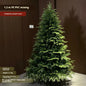 Pre-Lit Mixed PVC Christmas Tree – Dense Branches, LED Lights, Large Holiday Xmas Tree for Home Christmas Decoration