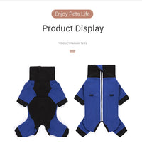 Winter Fleece Overalls for Small Dogs Closed Stomach Warm Dog Clothes Soft Pet Coat Jumpsuit for Male Female Dogs Cuttable Belly