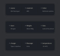 Massage Gun Portable Percussion Pistol Massager For Body Neck Deep Tissue Muscle Relaxation Gout Pain Relief Fitness