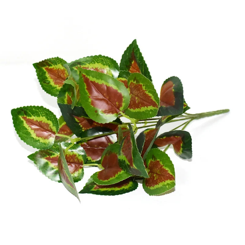 Artificial Plants Bonsai Fake Small Green Plant Plastic Simulation Grass Hotel Office Decoration Greening Wedding Floral No Pot