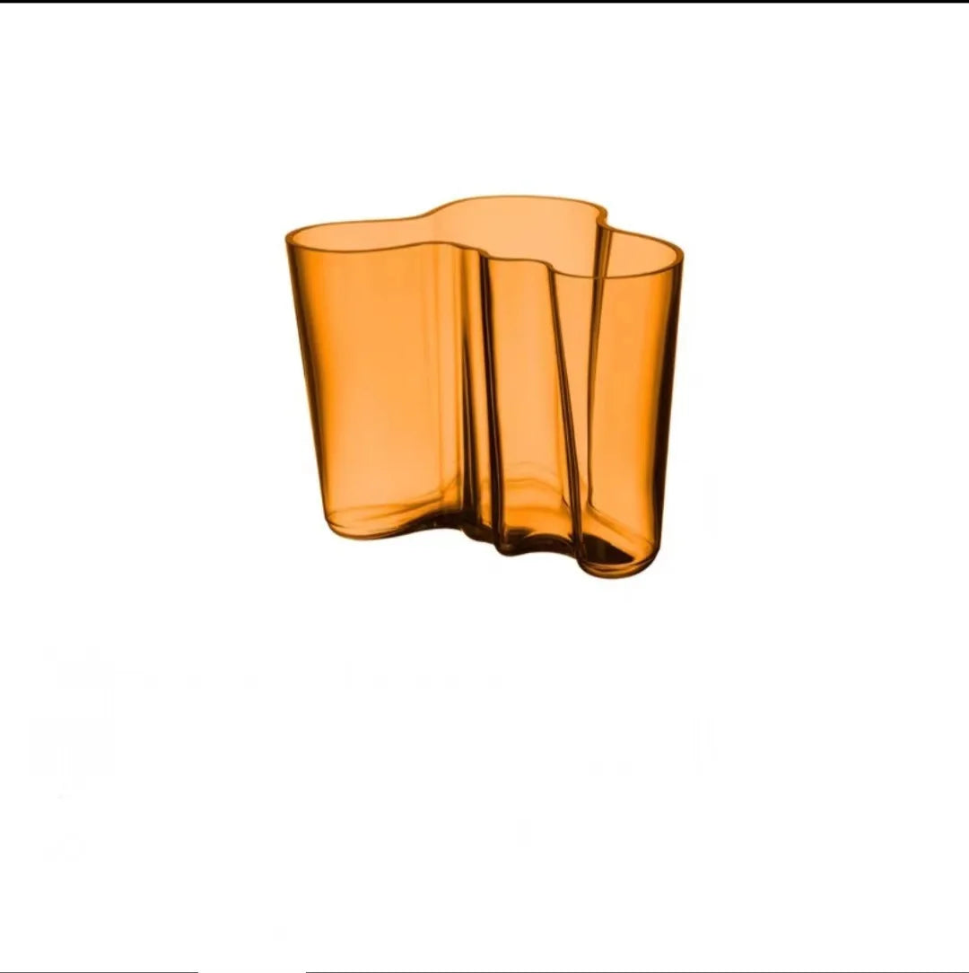 Green Glass Vase Modern Styel Transparent Flower Vase Floral Arrangement Accessories Terrarium Room Decoration Accessories