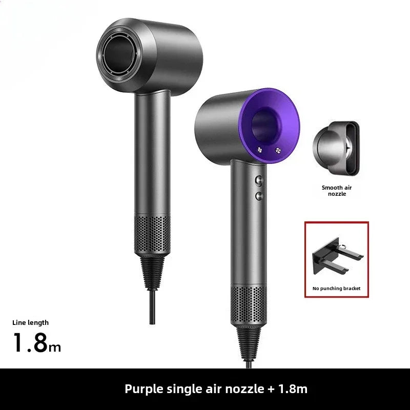 5 in 1 Professional Hair Dryer, with Hot and Cold Air Functionality - Lightweight and Thermostatic Styling Tool for Smooth Hair