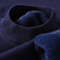 Half Turtleneck Knitwear Sweater New Autumn/Winter Mock Neck Sweatshirts Solid Color Pullovers Man Brand Casual Mens Clothing