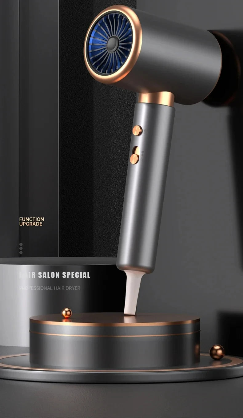 Salon Hair Dryer 2000W Professional Hot Cold Air Brush Negative Ionic Blow Dryer Strong Power 5th GearHairdryerblowdryerwithcomb