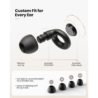 Silicone Ear Plugs for Sleeping Noise Cancelling Hearing Protection Reusable Earplugs for Sleep Focus Concerts Work Study