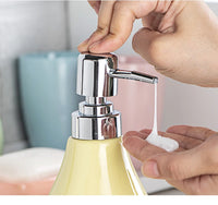 European Color Ceramic Bathroom Set Tooth Brushing Cup Lotion Bottle Soap Dish Bathroom Accessories Couple Mouthwash Cup Gifts