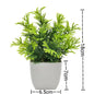 1pc Artificial Plants with Plastics Pots Perfect Greenery for Home DecorationsOffice Desk Living Room and Bedroom Decoration