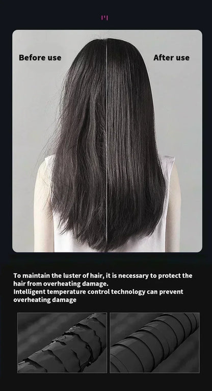 5 in 1 Professional Hair Dryer, with Hot and Cold Air Functionality - Lightweight and Thermostatic Styling Tool for Smooth Hair