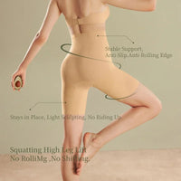 SUJIIN Shapewear for Women Seamless High Waist Shapewear 3D Butt Lifting Tummy Control Shorts Faja Body Shaper Underwear N164