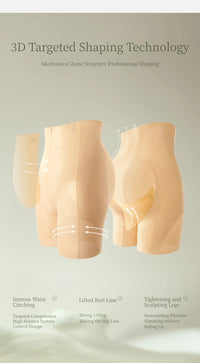 SUJIIN Shapewear for Women Seamless High Waist Shapewear 3D Butt Lifting Tummy Control Shorts Faja Body Shaper Underwear N164