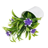 Artificial Flowers Plant Pot Simulate Fake Plastic Flowers Home Office Decor Gift Desktop Bonsai Wedding Party Balcony Ornaments