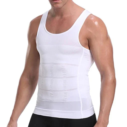 Men's Slimming Body Shapewear Corset Vest Shirt Compression Abdomen Tummy Belly Control Slim Waist Cincher Underwear Sports Vest
