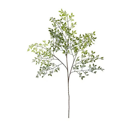 Artificial Single Branch3Forsythia Artificial Green Plant Forest Style Home Hotel Decoration Green Plants Artificial Flowers Sim