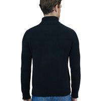 Fashion TurtleNeck Men's Knitted Sweaters Cashmere Sweater 100% Merino Wool Thick Knit Pullover Winter Fall Male Jumper Clothing