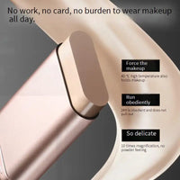 LIFE GIRLS Water Cream Foundation Stick 2-in-1 w/Brush｜Buildable Dewy Glow｜Korean Glass Skin Makeup｜Long Lasting & Travel Friend