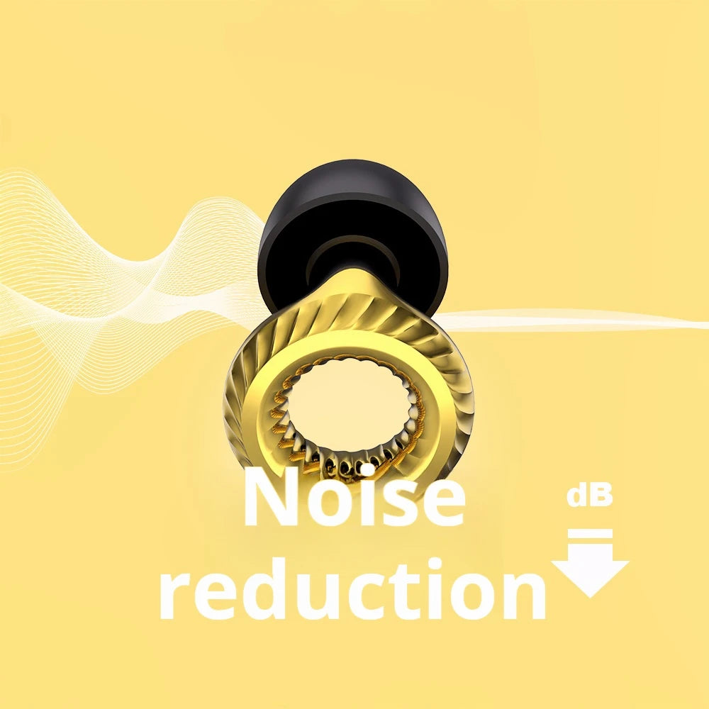 New Noise Cancelling Silicone Earbuds for Swimming Sleep Noise Cancelling - Sound Isolation and Noise Reduction Reduces Distract