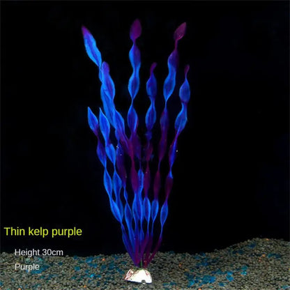 Artificial Underwater Plants Aquarium Decor Plants Fish Tank Landscaping Simulation Plants Water Grass Viewing Decorations