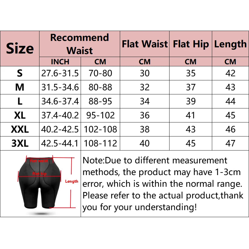 Shapewear Butt Lifter Panties Women Hip Shapewear Panties Sexy Body Shaper Push Up Panties Hip Enahncer Padded Fake Ass Pants