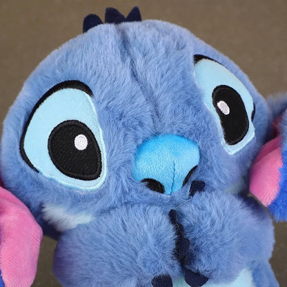 Kawaii Stitch Plush Doll For Baby, Sleeping Companion, Musical Sound Soothing With Air Bag And Light, Breathing Toys Gifts