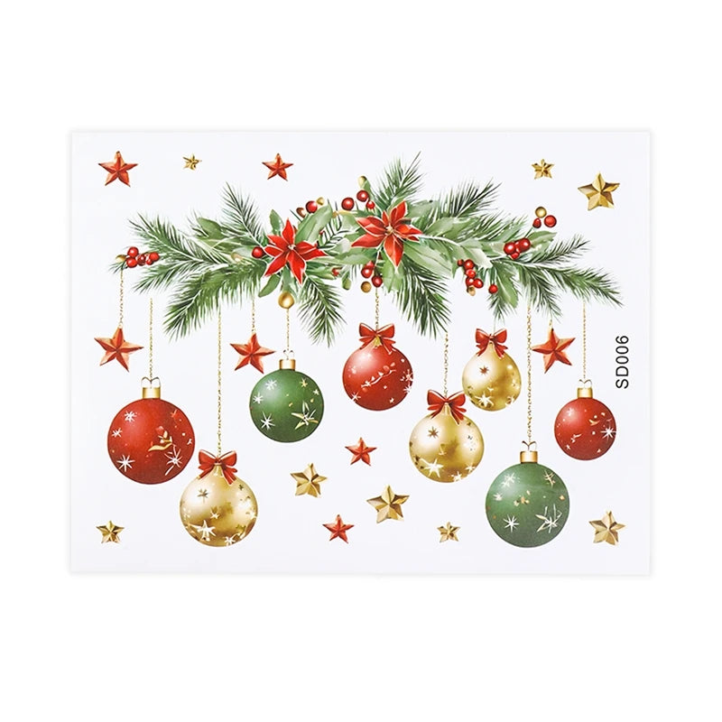 Christmas Toilet Sticker Merry Christmas Decoration for Home 2025 Pendant Xmas Sticker Ornament Navidad Natal New Year Gift 2026