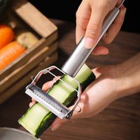Kitchen Vegetable Peeler Stainless Steel Potato Peeler Slicer Korean Carrot Grater Shredder Multifunctional Fruit Veggie Tools