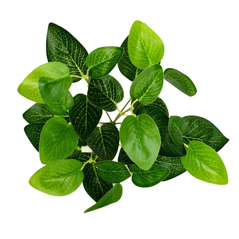 Artificial Plants Bonsai Fake Small Green Plant Plastic Simulation Grass Hotel Office Decoration Greening Wedding Floral No Pot