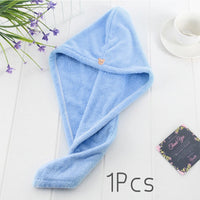 Dry Hair Cap Drying Hair Towel  Microfiber Hair Drying Wrap Strong Water Absorbent Triangle Shower Hat Wiping Hair Towel Tool