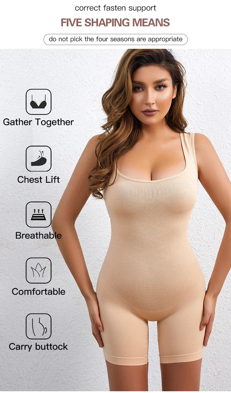 Women Postpartum Shapewear Bodysuit Tummy Control Body Shaper Seamless Colombia Fajas Belly Tight Push Up Butt Lifter Underwear