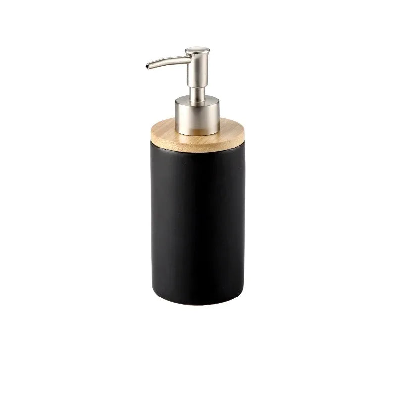 Ceramic Bathroom Accessories Set Fashion Soap Dispenser Toothbrush Holder Tumbler Ceramic Household Bathroom Product