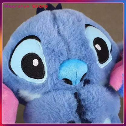 Kawaii Stitch Plush Doll For Baby, Sleeping Companion, Musical Sound Soothing With Air Bag And Light, Breathing Toys Gifts