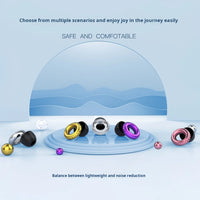 New Noise Cancelling Silicone Earbuds for Swimming Sleep Noise Cancelling - Sound Isolation and Noise Reduction Reduces Distract