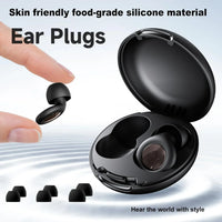 Silicone Ear Plugs for Sleeping Noise Cancelling Hearing Protection Reusable Earplugs for Sleep Focus Concerts Work Study