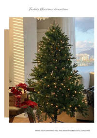 Pre-Lit Mixed PVC Christmas Tree – Dense Branches, LED Lights, Large Holiday Xmas Tree for Home Christmas Decoration