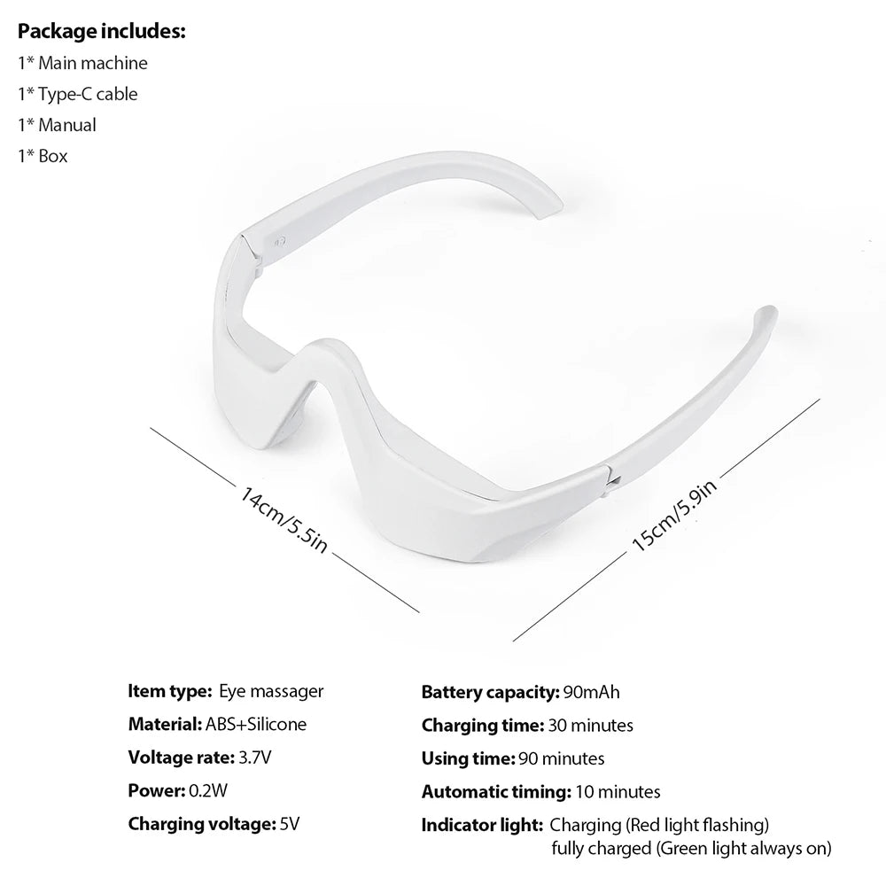 EMS Redlight Eye Massage Eyes Beauty Device Removal Dark Circles Anti-eye Wrinkles Fatigue Relief