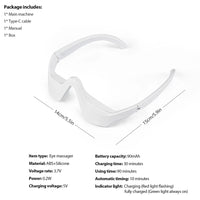 EMS Redlight Eye Massage Eyes Beauty Device Removal Dark Circles Anti-eye Wrinkles Fatigue Relief