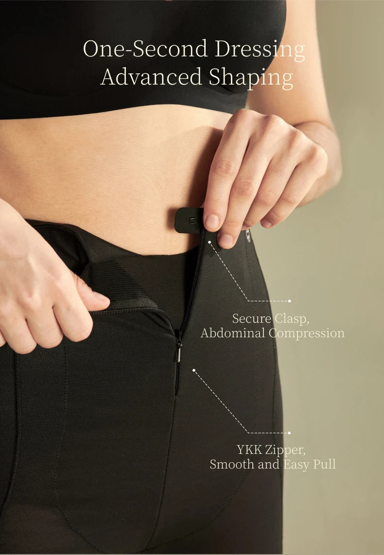 SUJIIN Shapewear for Women Seamless High Waist Shapewear 3D Butt Lifting Tummy Control Shorts Faja Body Shaper Underwear N164