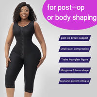Women Bodysuit Shapewear Slimming Waist Body Shaper Post Op Surgery Liposuction Lipo Firm Tummy Control Butt Lift Fajas