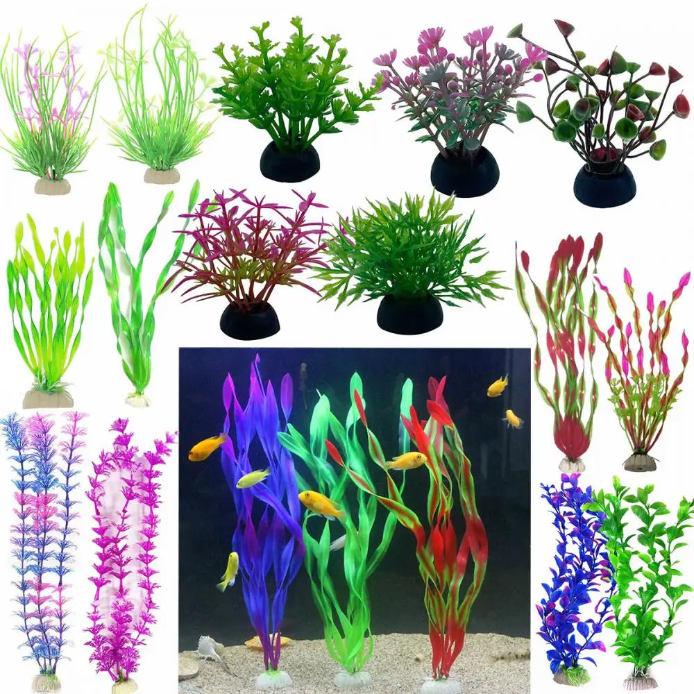 Artificial Underwater Plants Aquarium Decor Plants Fish Tank Landscaping Simulation Plants Water Grass Viewing Decorations
