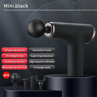 Massage Gun Portable Percussion Pistol Massager For Body Neck Deep Tissue Muscle Relaxation Gout Pain Relief Fitness