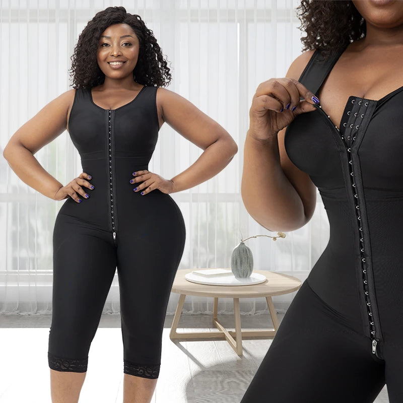 Women Bodysuit Shapewear Slimming Waist Body Shaper Post Op Surgery Liposuction Lipo Firm Tummy Control Butt Lift Fajas