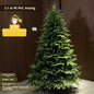 Pre-Lit Mixed PVC Christmas Tree – Dense Branches, LED Lights, Large Holiday Xmas Tree for Home Christmas Decoration