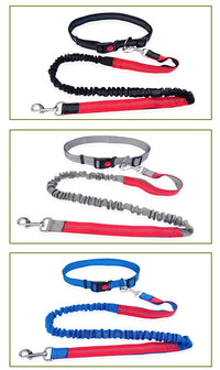 Hand Free Dog Leash for Pet Walking  Dog Accessories Running Jogging Adjustable Dog leash Waist Belt Chest Strap Traction Rope