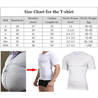 Men's Slimming Body Shapewear Corset Vest Shirt Compression Abdomen Tummy Belly Control Slim Waist Cincher Underwear Sports Vest