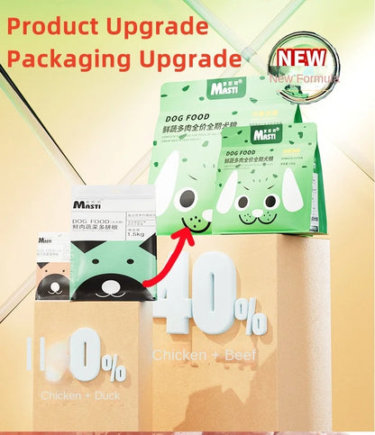 Dog Food Pet Snacks High Protein Chicken Natural Organic Vegetable Dry Dog food Delicious and Nutritious Dog Training Rewards